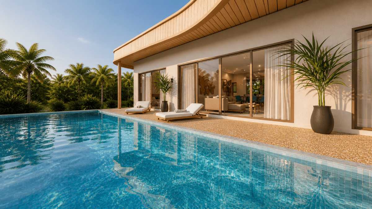 Wille Lagoon Koh Phangan – parking i zieleń